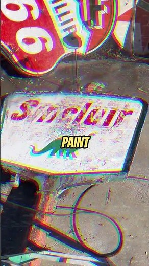Hidden for 64 Years: The SHOCKING Secret Under This Old Gas Station Sign!