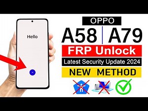 OPPO A58/A79 : Google Account Bypass (Reset Option Not Working) | ANDROID 13 (Without PC)