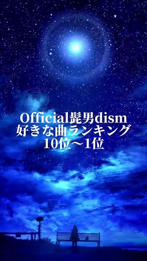 official髭男dism 人気曲ランキング
