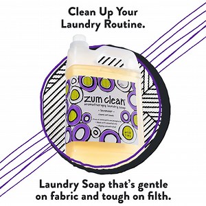 Clean your duds with Zum Clean Laundry Soap by Indigo Wild. No detergents, phosphates, or sulfates - simply 5 plant-based ingredients. 👕 | Zum by Indigo Wild