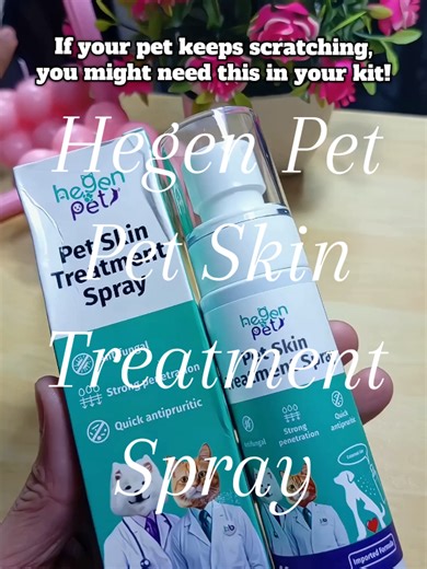 Hegen Pet Skin Treatment Spray for Healthy Pets