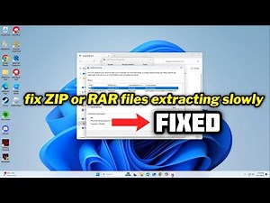 (FIXED) ZIP or RAR files extracting slowly in Windows 11
