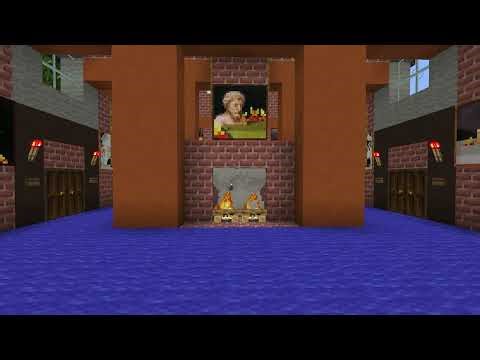 Minecraft Fireplace Screensaver