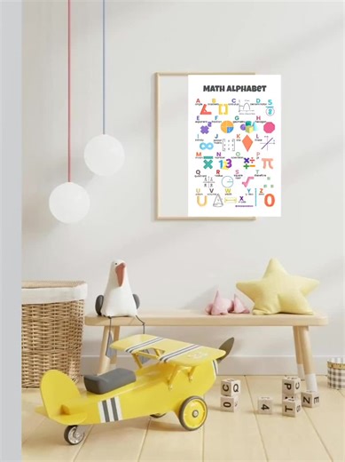 Math Alphabet Poster: ABC STEM Learning, Classroom Decor (digital Download) - Etsy