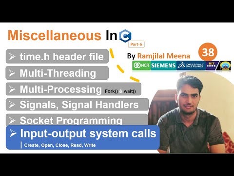 C_38 Input Output System Calls | File Descriptors & File Descriptor table | O_RDONLY O_WRONLY | read