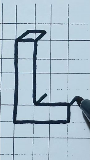 3d Drawing Capital Letter L / How To Draw Alphabet Lettering Easy Simple For Beginners