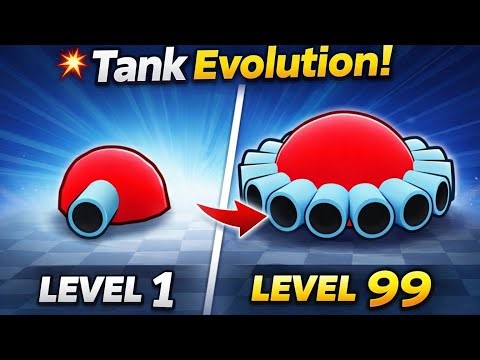 Tank game but i evolved into max and impossible 😈 moment Roblox tank gameplay