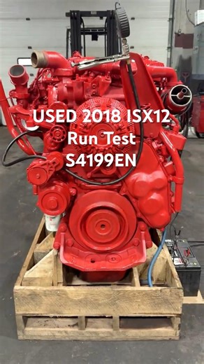 USED 2017 CUMMINS ISX12 ENGINE RUN TEST#dieselengine #mechanic #dieselengineparts #truckengine