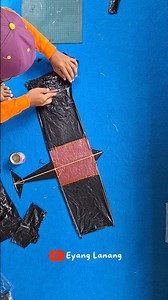 especially for beginners, making simple kites from coconut stalks