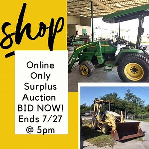 💥Online Only County Surplus Auction!💥 ⏰BID NOW- Monday 7/27 at 5PM⏰ Four Items for Auction: Caterpillar Backhoe John Deere Tractor Tree Spade Tree Spade 🚜 Submit all offers to Auction@geauction.com For more details and photos www.geauction.com #geauction #surplusauction #auction #savemoney #johndeere #surplus | Great Expectations Auction