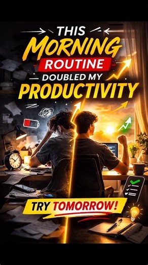 30 Min Morning Routine That Changed My Life 🎯 #shorts #morningroutine #selfimprovement