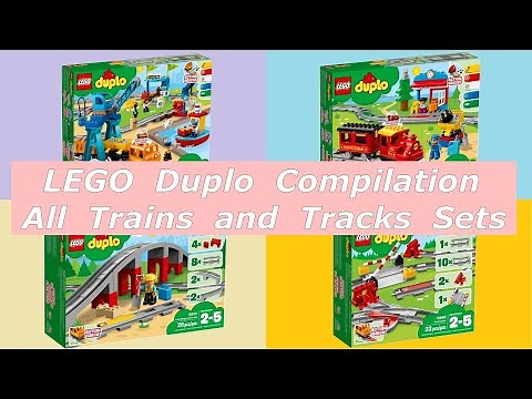 Lego Duplo Train Sets - All Trains and Tracks compilation