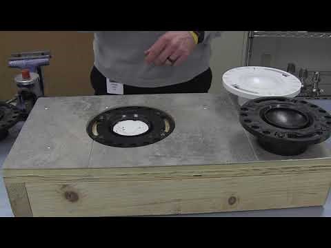 Pop Up closet flange test cap removal