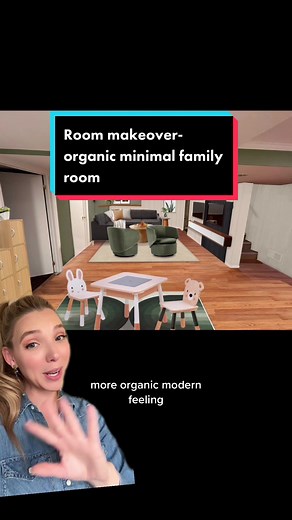 Organic Modern Basement Makeover | Space Planning Tips