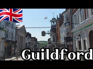Guildford, SURREY, 🇬🇧 Walking Tour | UK Travel VLOG