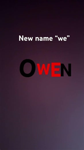 New name