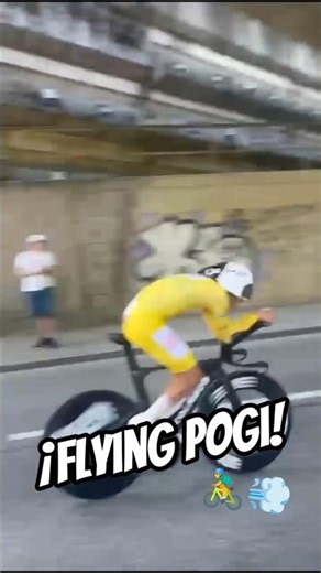 ¡Flying Pogi! 🚴‍♂️💨 #ITT del #TourdeSuisse #Ciclismo #RideBikeMx #Cycling