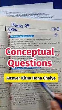 Conceptual Question Ka Answer Kitna Hona Chahiye? | Class 9 | Smart Syllabus | Exam 2026