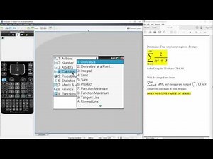 Calc 2: Integral Test (TI-nSpire CX CAS) pt A