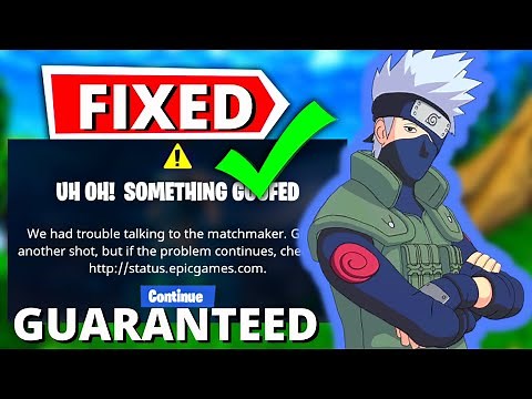 How To Fix Fortnite Matchmaking Error
