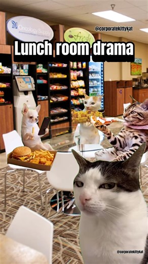 Oh, I see you went to lunch without me 👀#workhumor #worklife #coworkers #officelife #corporatelife