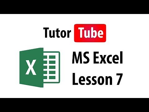 MS Excel Tutorial - Lesson 7 - Shortcut menus and Mini toolbar