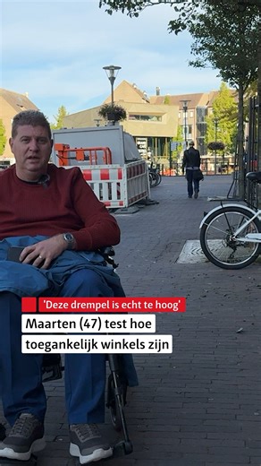 Winkels en restaurants krijgen - na een verrassingsbezoekje van Maarten - tips over hoe het beter kan 👨‍🦽 | RTV Utrecht