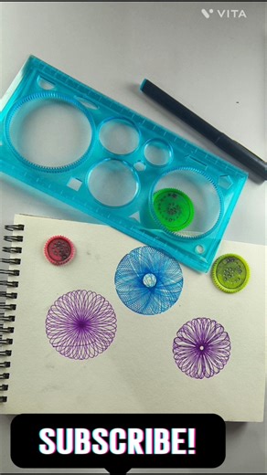 spriograph flower line #drawing#geometricart #spriograph