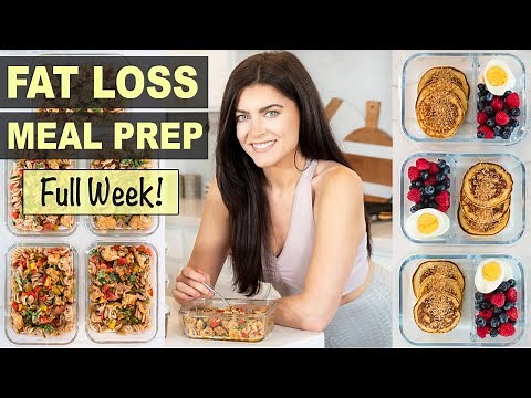 NEW! SUPER EASY 1 WEEK MEAL PREP FOR FAT LOSS | Healthy Recipes for Weight Loss