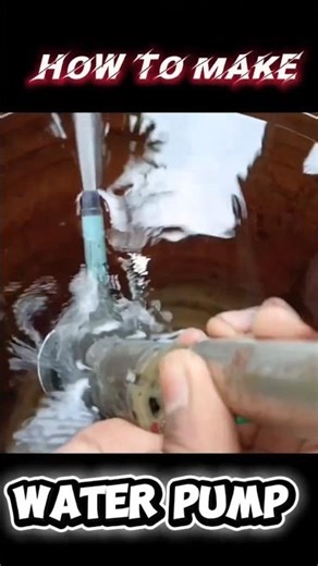 How to make a mini water pump #Short #Water pump