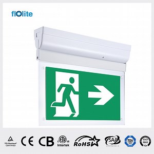 [Hot Item] CE/CB/Ukca Certified Doulbe Side LED Rechargedable Battery Backup Emergency Exit Sign Light