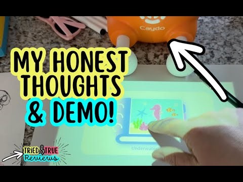 DEMO and HONEST THOUGHTS on this kids art projector