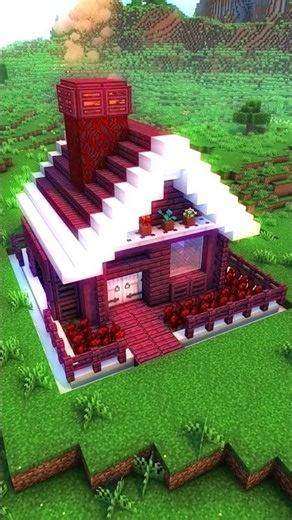 Minecraft Survival House Tutorial 🏠 #minecraft