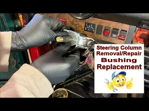 VW Beetle - Super Beetle Steering Column Removal - Rebuild and Repairs Shim and bearing replacement