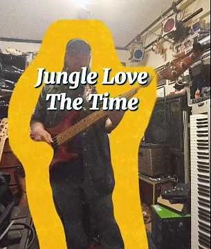 Jungle Love The Time🕐 maybe someone can do a duet wit me with this video. #bassguitar #music #funky