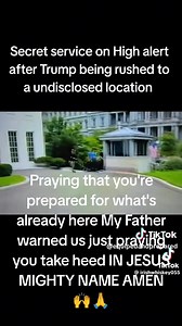 BREAKING⛔️Secret service on High alert after Trump being rushed to a undisclosed location