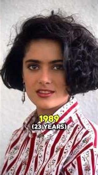 Salma Hayek 1989 vs 2026: Does She Even Age? 🤯 #evolution #desperado #transformation #beauty