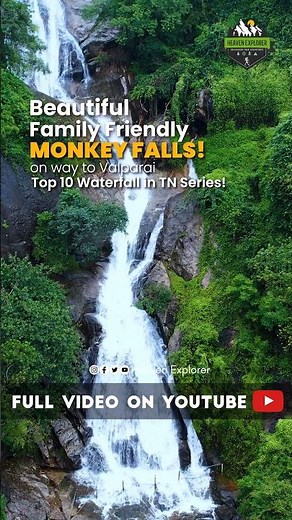 Monkey Falls | Must visit Family Place | Pollachi, Valparai, Coimbatore