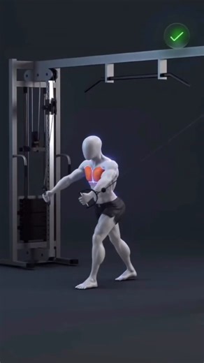 Fix your cable crossover form — build a MASSIVE chest 💥.