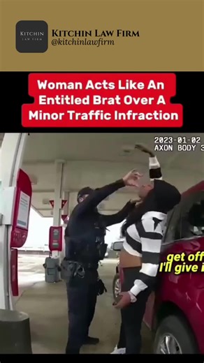 A routine traffic stop gone wrong. Remember: your words and actions are recorded and can be used against you. Emotional reactions or resistance can turn a simple ticket into criminal charges like resisting arrest or disorderly conduct. via copview #TrafficViolation #Consequences #Bodycam #DefenseLawyer #LegalStrategy | Kitchin Law Firm