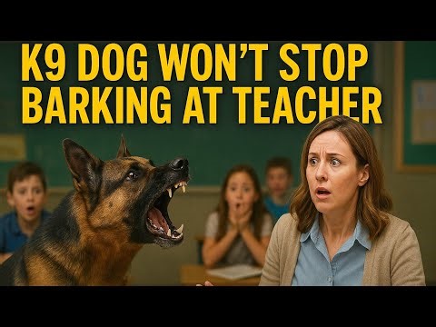K9 Dog Won’t Stop Barking at Teacher — His Instinct Uncovers a Chilling Secret in Class