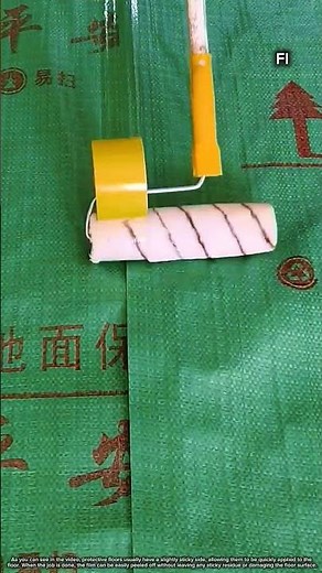 Floor protection tape application tool