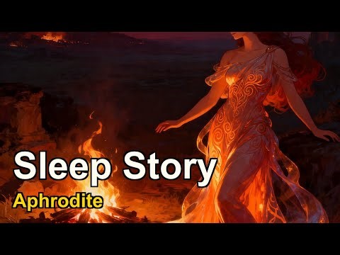 Aphrodite | Greek Mythology Sleep Story for Adults (1 Hour) | Fireplace Ambience