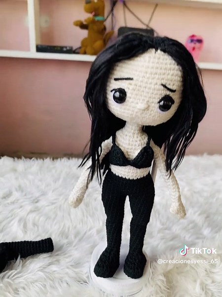 Amigurumi Kawaii Crochet con Rosario Tijeras 4