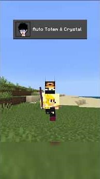 Auto Totem Mod MCPE 1.21 🔥 | Minecraft Pocket Edition Auto Totem Addon #mcpe #mcpemod #shorts
