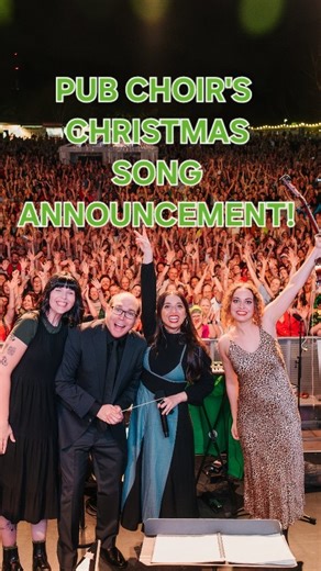Pub Choir | Christmas Song Announcement!!!! This is the music big leagues. Hitch your pants up, Brisbane, this song is gonna be an adventure for the... | Instagram