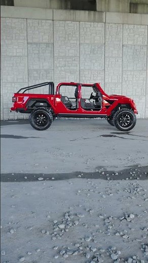 SoFlo Customs 2026 JEEP GLADIATOR SPARTAN in Gloss Red