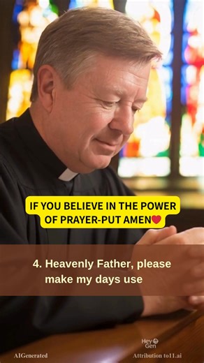 IN THE MORNING, WHEN YOU PRAY TO GOD, BE SURE TO SAY THESE 4 THINGS 1. Heavenly Father, make me better-change my attitude my approach, my mind, and my reactions. 2. Heavenly Father, if I'm chasing the wrong things, redirect me. 3. Dear God, please bring me closer to what's meant for me. 4. Heavenly Father, please make my days useful, my nights restful, my home peaceful, and my efforts fruitfu I love You, God. I promise to share this prayer with my family and friends. If you are grateful to God f