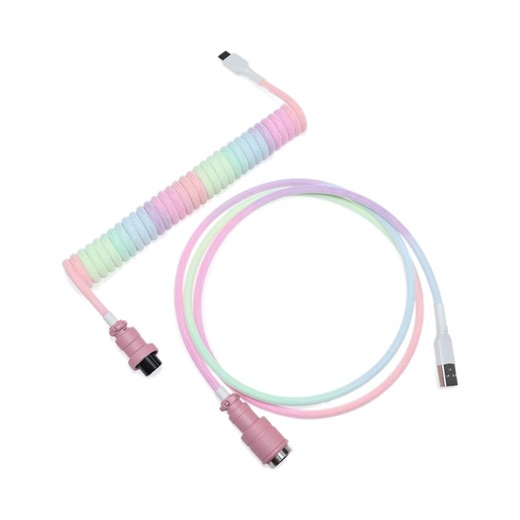 Custom Coiled USB-C Keyboard Cable, Aviator Connector - Etsy Australia