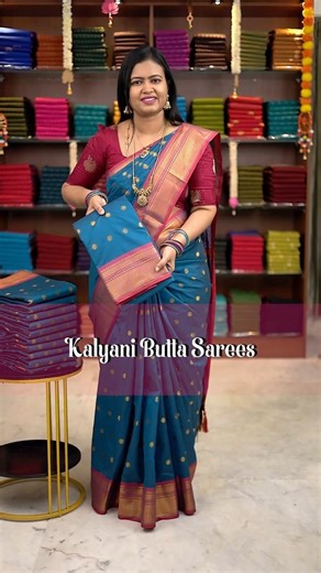 Kalyani semi silk butta saree | DSR Sarees | Booking : 7305626399 | www.dsrsarees.com